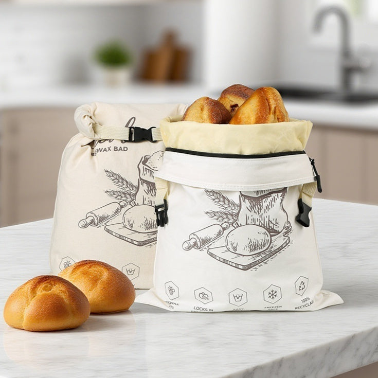 Keep Bread Fresh Naturally with Reusable Beeswax Bag