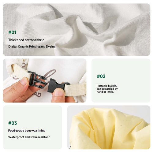 Keep Bread Fresh Naturally with Reusable Beeswax Bag