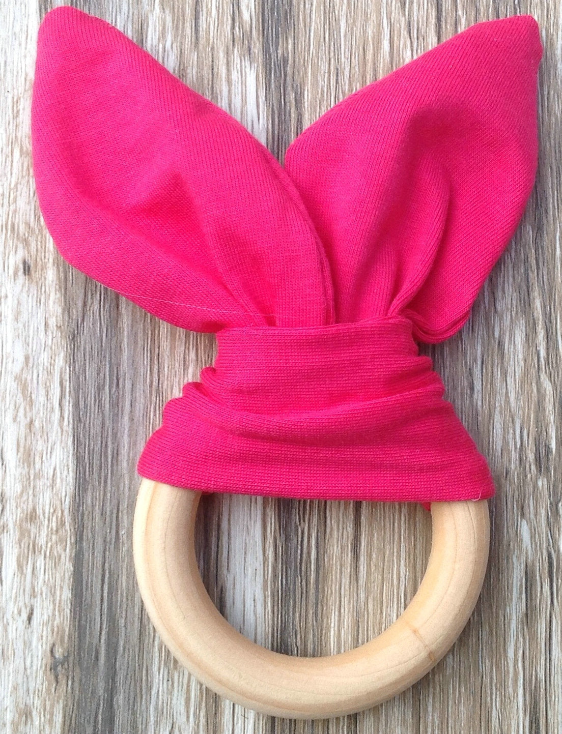 Natural Wooden Baby Teether for Safe, Gentle Teething Relief