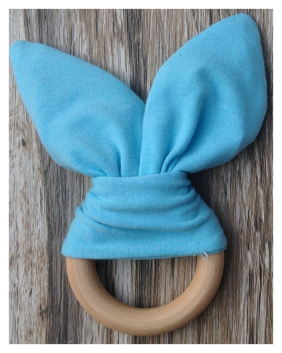 Natural Wooden Baby Teether for Safe, Gentle Teething Relief