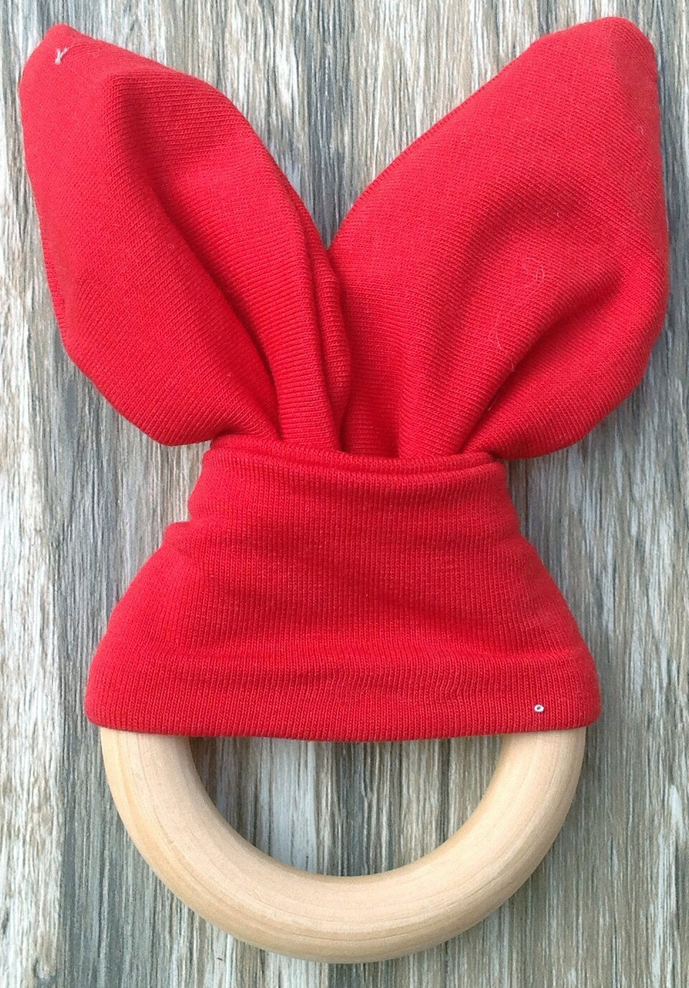 Natural Wooden Baby Teether for Safe, Gentle Teething Relief
