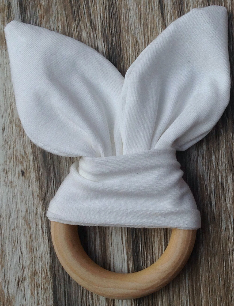 Natural Wooden Baby Teether for Safe, Gentle Teething Relief