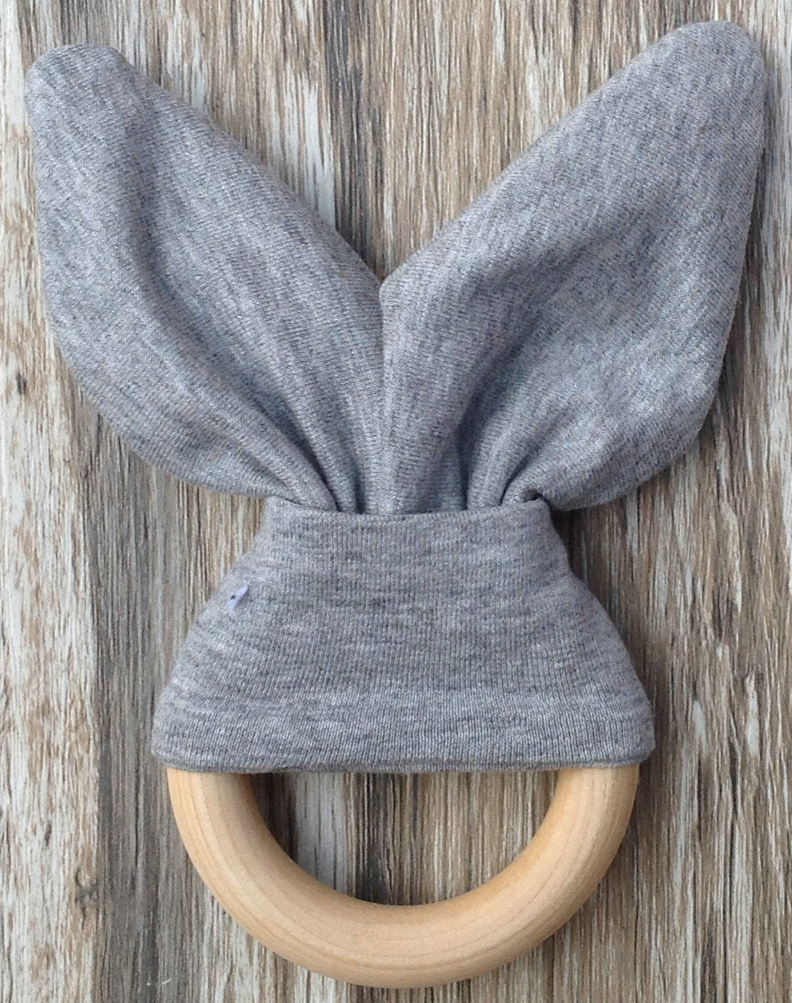 Natural Wooden Baby Teether for Safe, Gentle Teething Relief