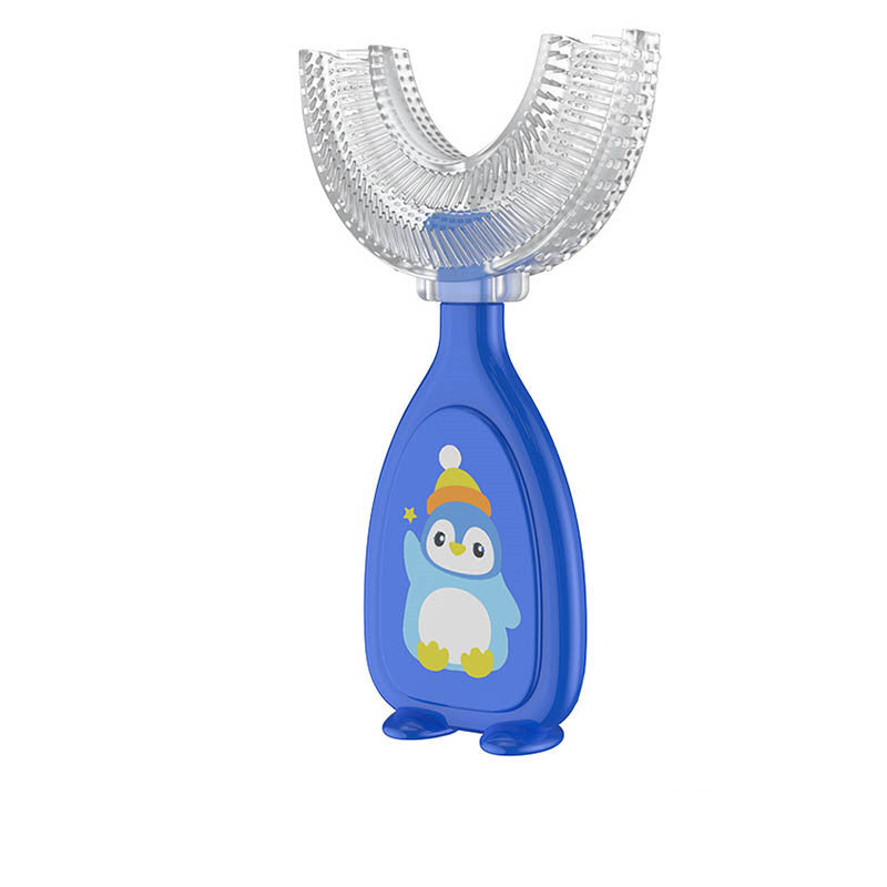 Soft Silicone U-Shaped Toothbrush for Kids Daily Care
