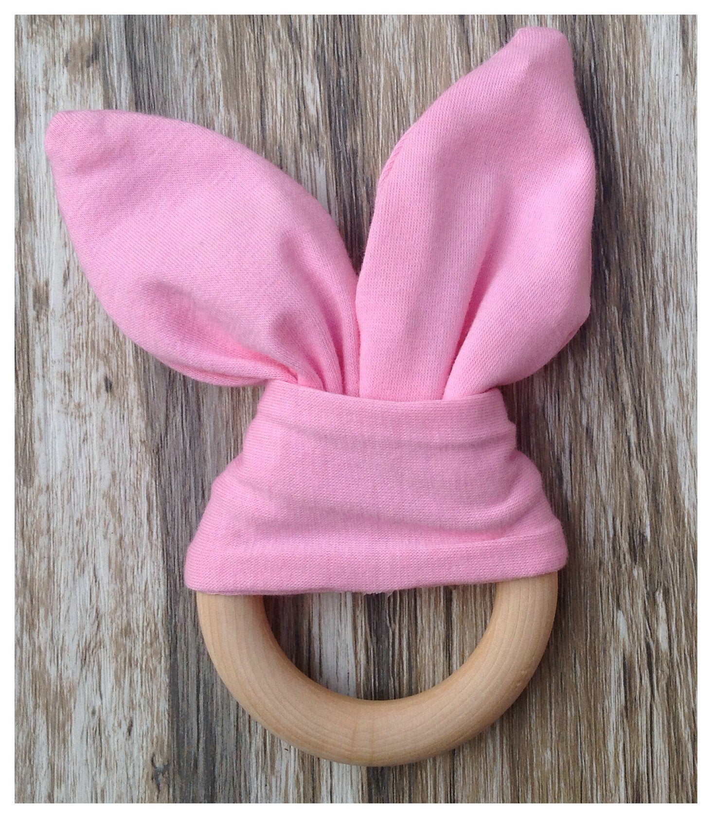 Natural Wooden Baby Teether for Safe, Gentle Teething Relief