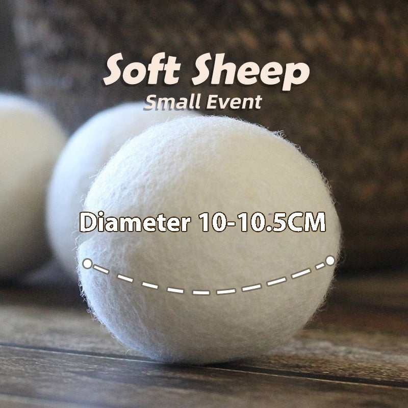 Natural Wool Dryer Balls for Faster, Wrinkle-Free Laundry