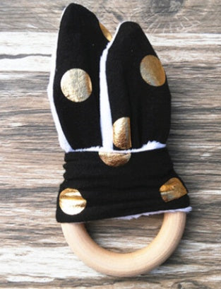 Natural Wooden Baby Teether for Safe, Gentle Teething Relief