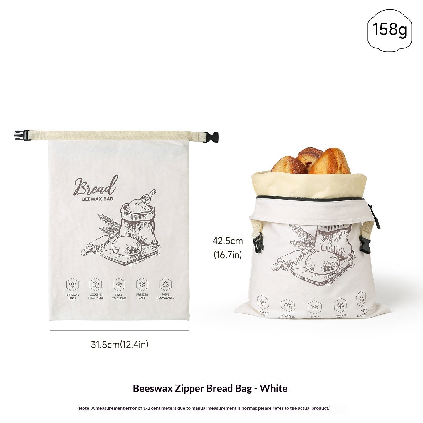 Keep Bread Fresh Naturally with Reusable Beeswax Bag