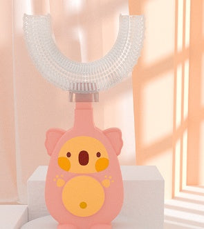 Soft Silicone U-Shaped Toothbrush for Kids Daily Care