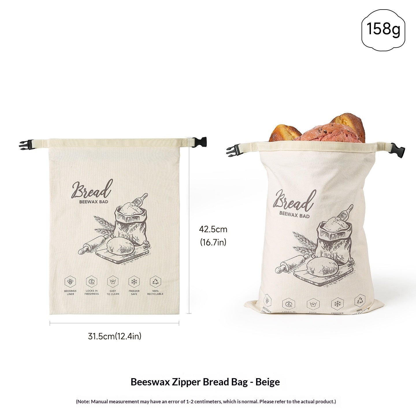 Keep Bread Fresh Naturally with Reusable Beeswax Bag