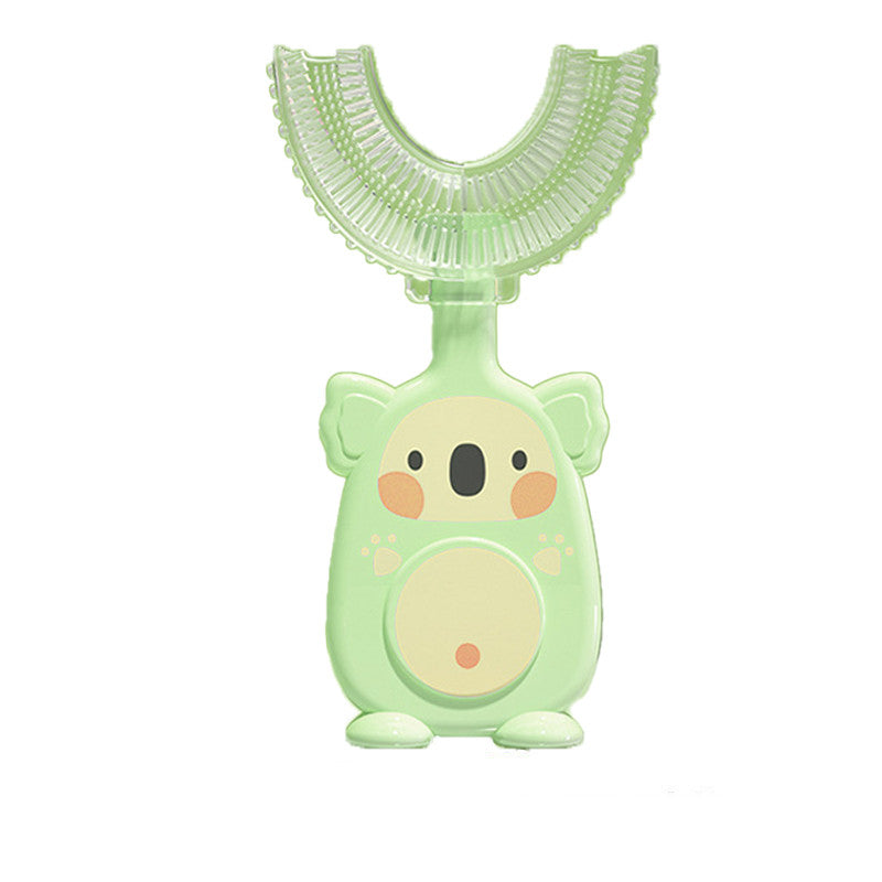 Soft Silicone U-Shaped Toothbrush for Kids Daily Care