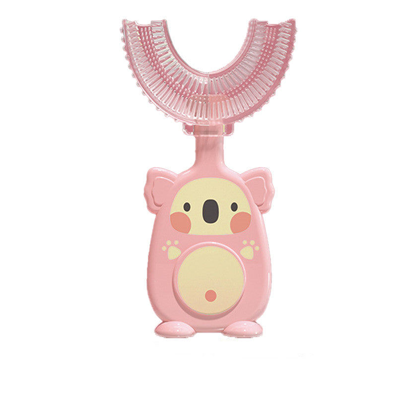 Soft Silicone U-Shaped Toothbrush for Kids Daily Care